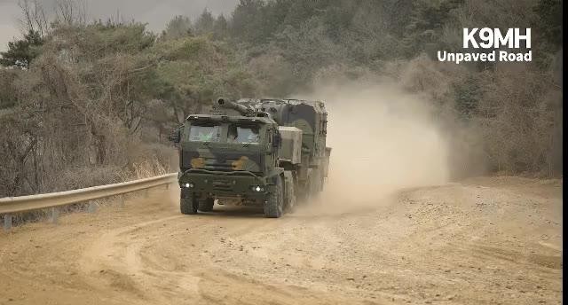 SPORTS SOS | 한화의 신형 차륜형 자주포 K9MH.gif