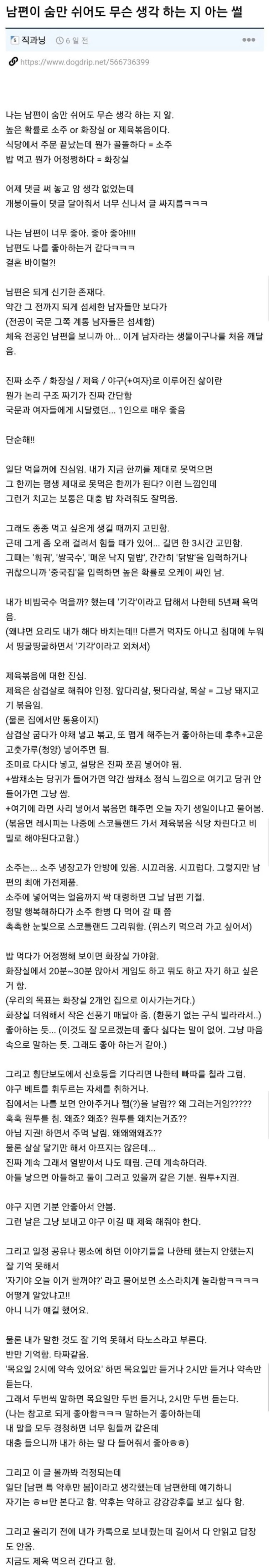 SPORTS SOS | 남편이 숨만 쉬어도 다 안다는 유부녀 (필독)