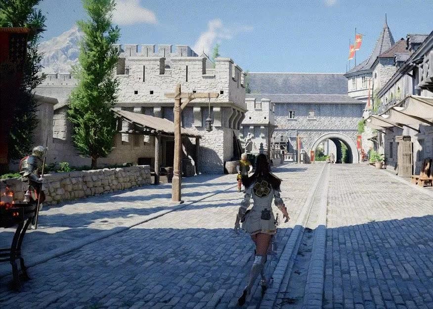 SPORTS SOS | [붉은사막] 여캐를 본 npc 리액션 .gif [속보]