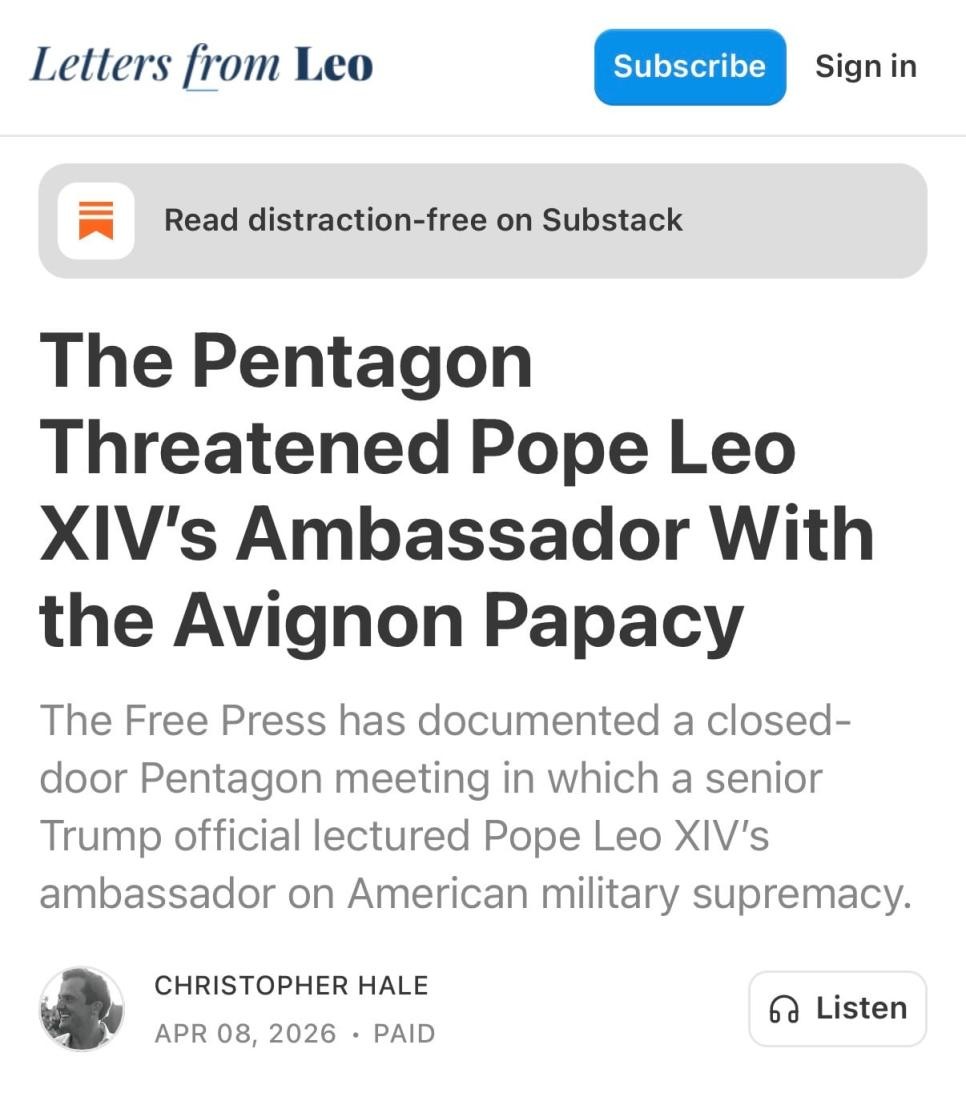 SPORTS SOS | 미 국방부 “바티칸에 미군 투입해서 교황청 통제할 수 있다” [속보]