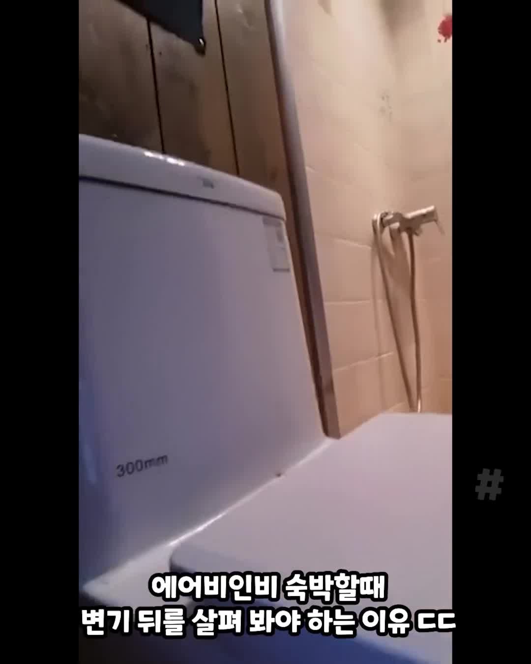 SPORTS SOS | 에어비앤비 숙박할 때 변기 뒤를 확인해야 되는 이유 확인 필수