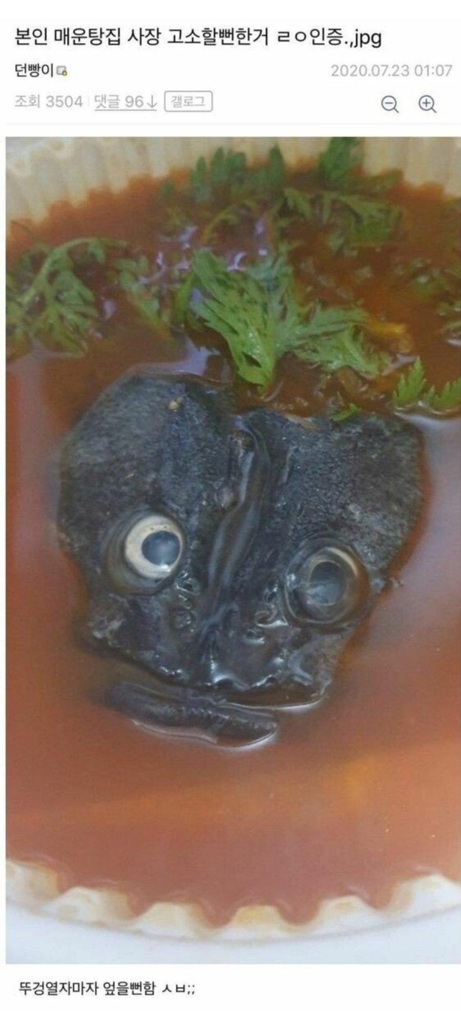 SPORTS SOS | 매운탕 포장 ㄹㅈㄷ 확인 필수