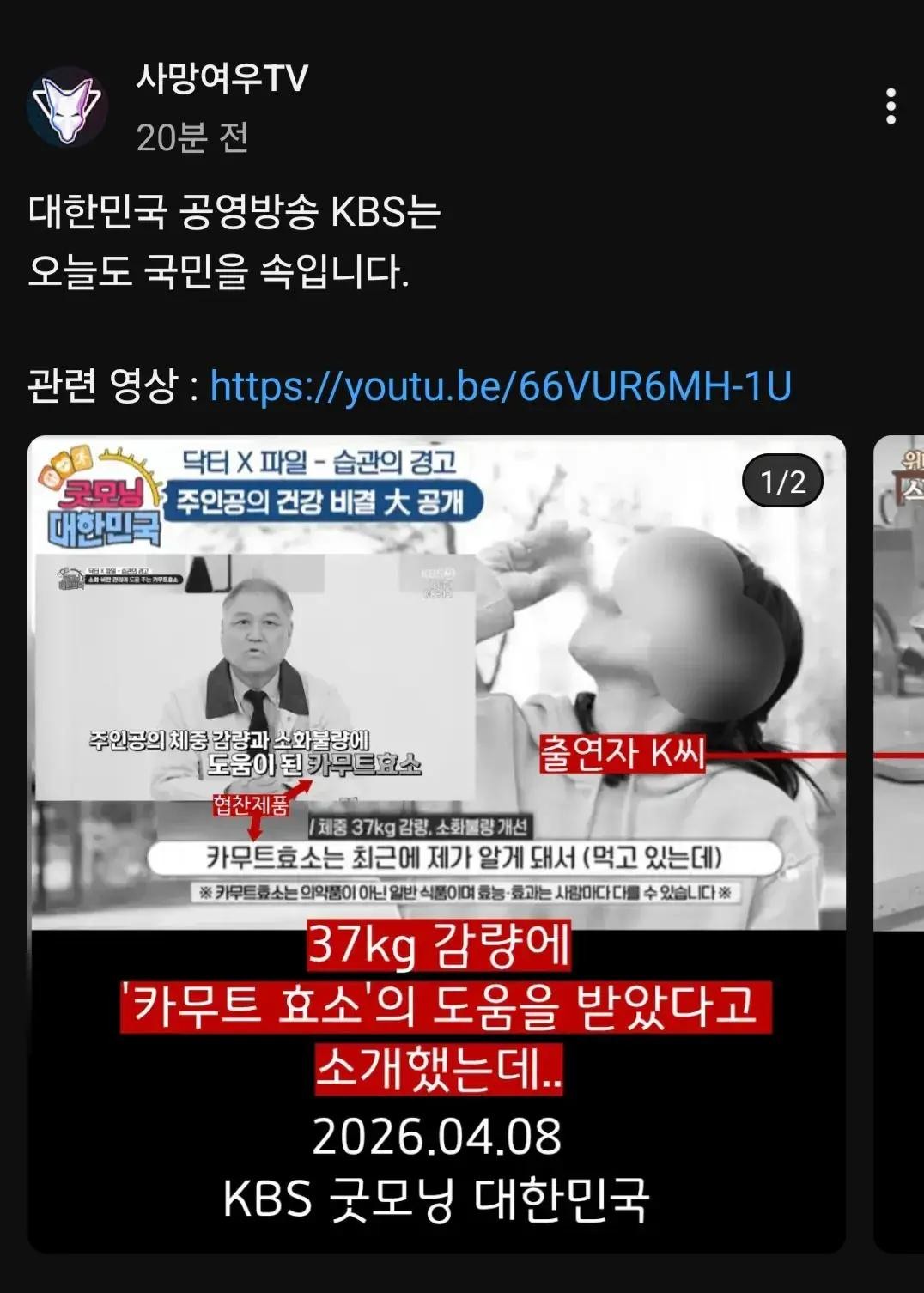 SPORTS SOS | 사망여우가 소개하는 kbs 근황 정보