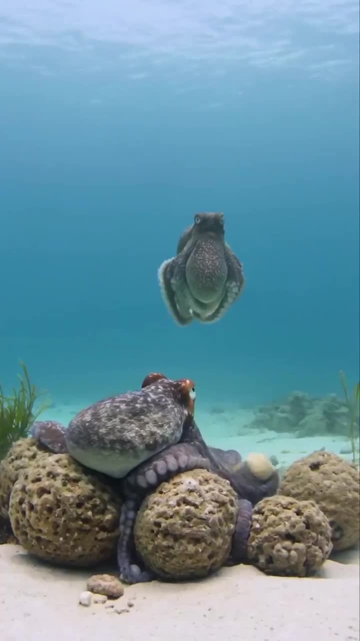 SPORTS SOS | 마음에 안드는 수컷을 거절하는 암컷 문어의 행동